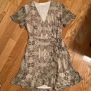 Ruffle mini dress, size xs